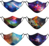 Cloth Face Mask with Reusable Washable-Individually Wrapped Adjustable Face Mask Earloop for Adults